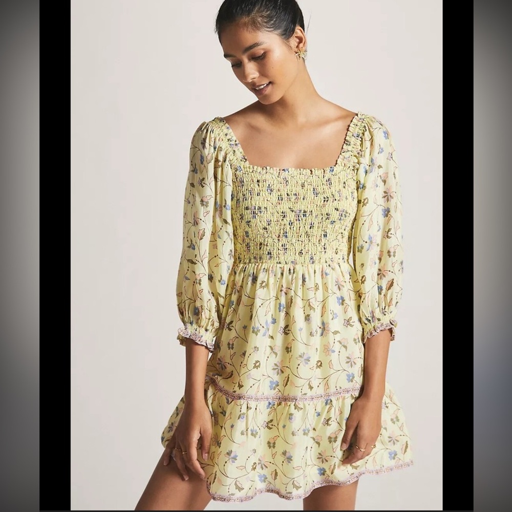 OMIKA Square Neck Mini Dress